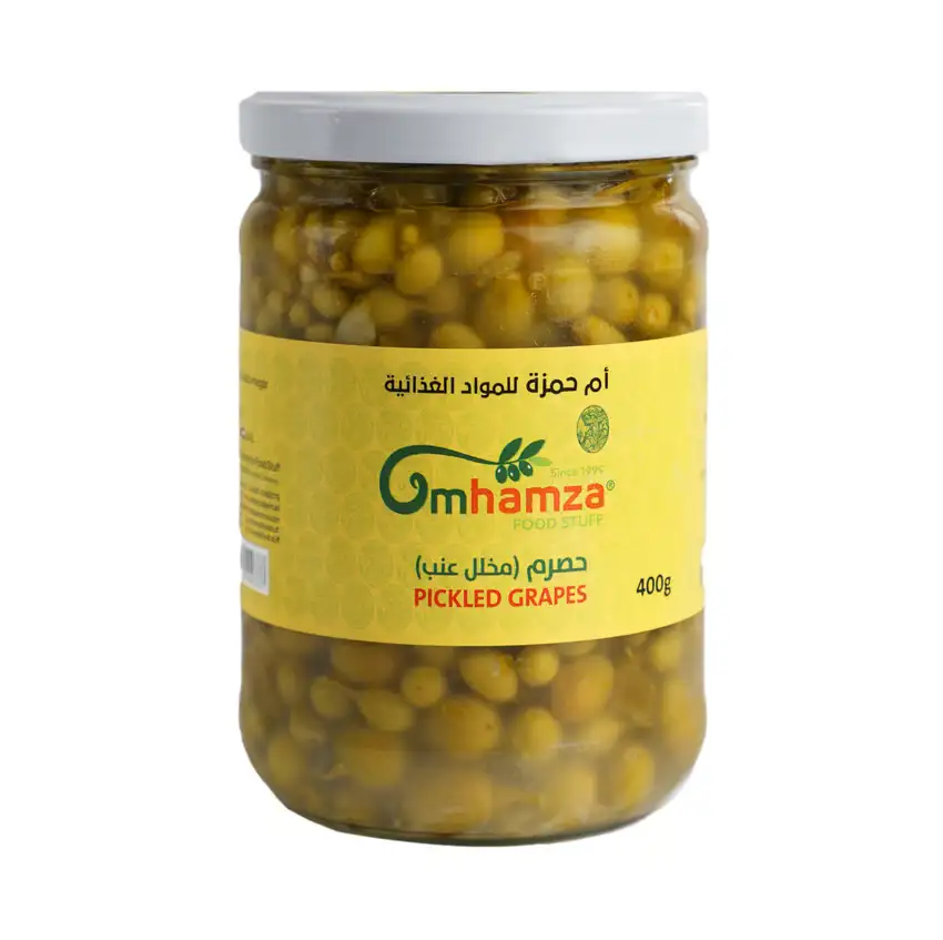 Pickled Green Grapes Hasram — Um Hamza — 400g