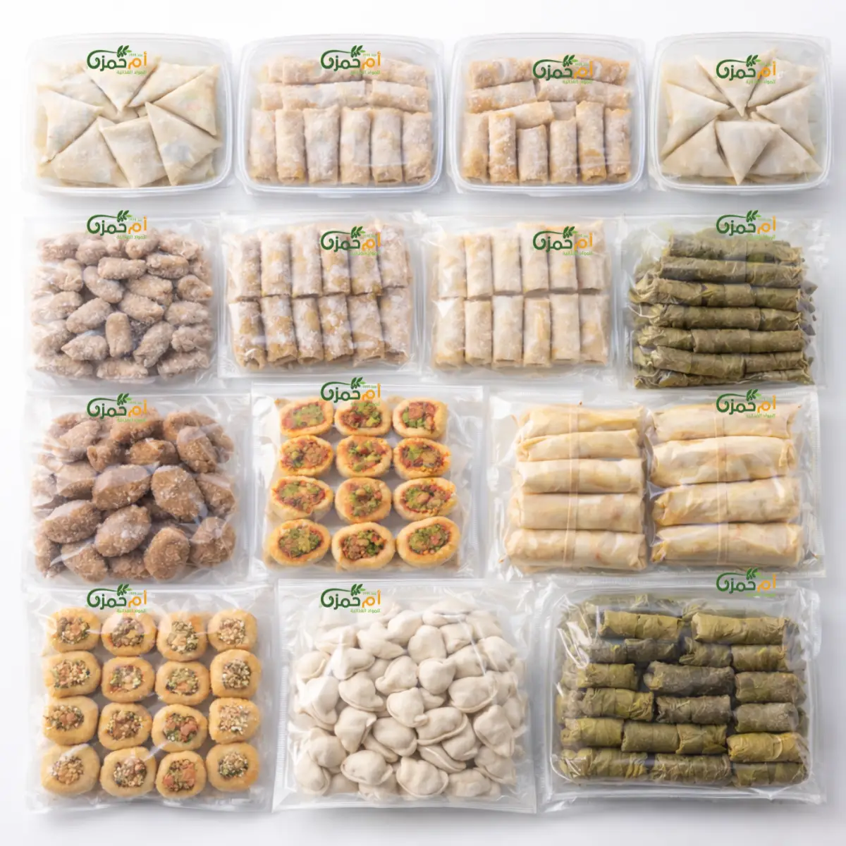 Um Hamza complete frozen bundle 404 pcs 4 kg stuffed items