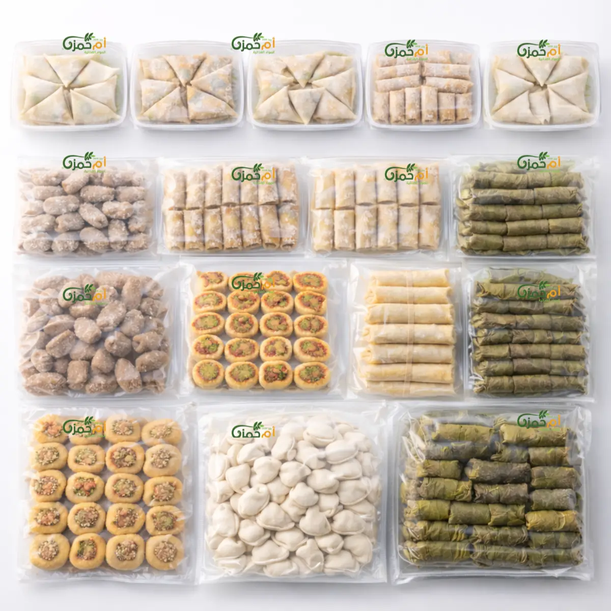 Um Hamza mega frozen value bundle 606 pcs 6 kg stuffed items